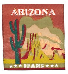 Nažehľovacie etikety veľké - Arizona